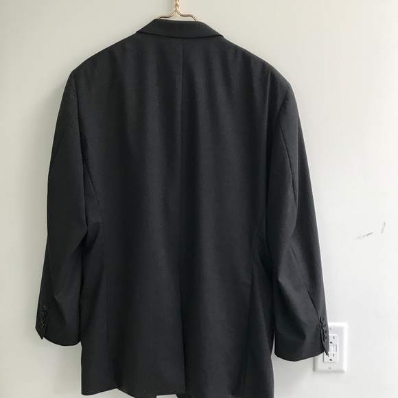 CORBIN Suit {46R} Super 120s Charcoal Gray WORN ONCE! - Picture 2 of 16